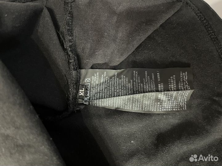 RAF Simons Black Blue Velvet T-Shirt