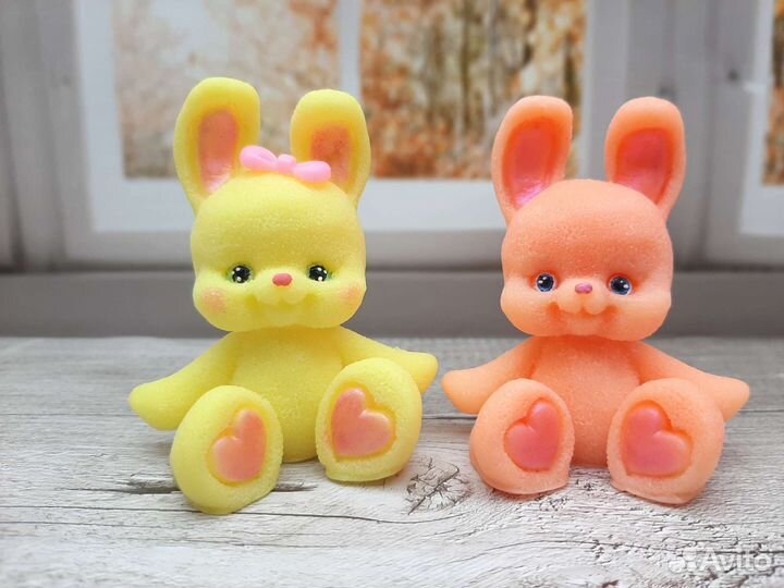 Мыло ручной работы зайки