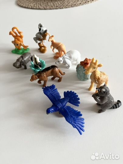 Игрушки Kinder Natoons животные, 11 шт