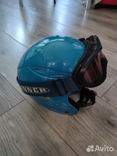 Шлем горнолыжный детский обхват головы 52см