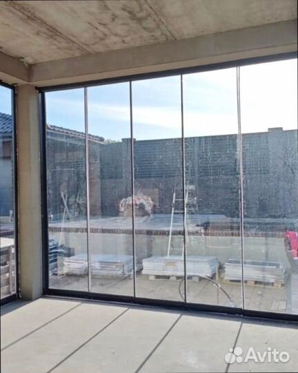 Остекление безрамное