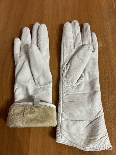 Перчатки женские натуральная кожа