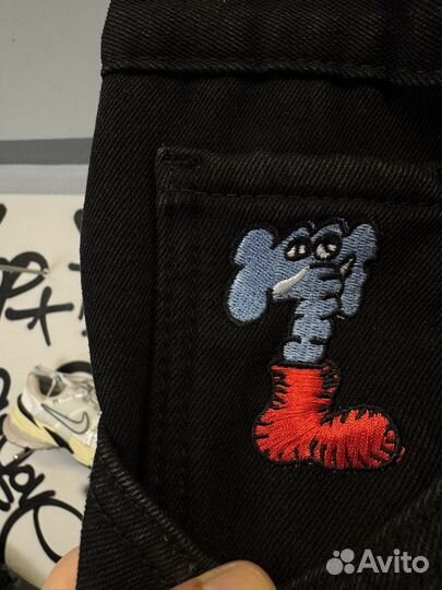 Утепленные джинсы Mind Error Оригинал Черные Зима