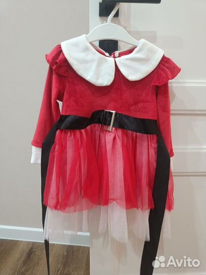 Новогоднее платье для девочки 86-92