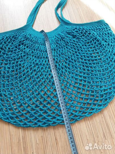 Сумка авоська шоппер вязаная