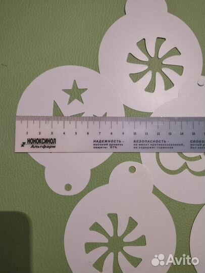 Формы для посыпки кофе и выпечки