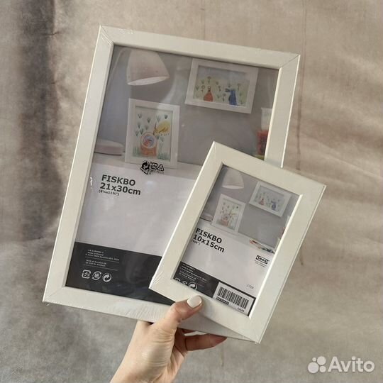 Рамка для фотографий IKEA икея Белая новая