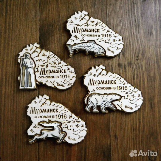 Сувениры севера из рога и кости