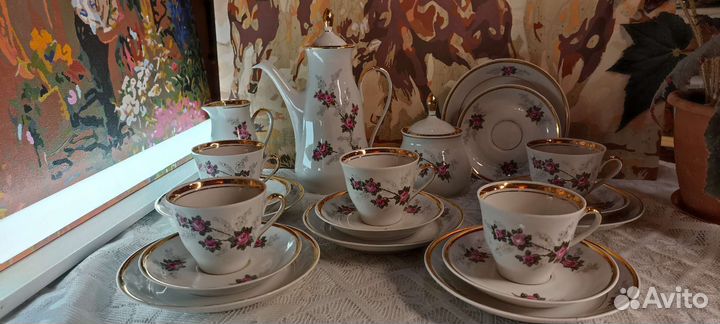 Сервизы, молочники винтаж