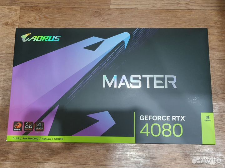 Видеокарта gigabyte GeForce RTX 4080 aorus master
