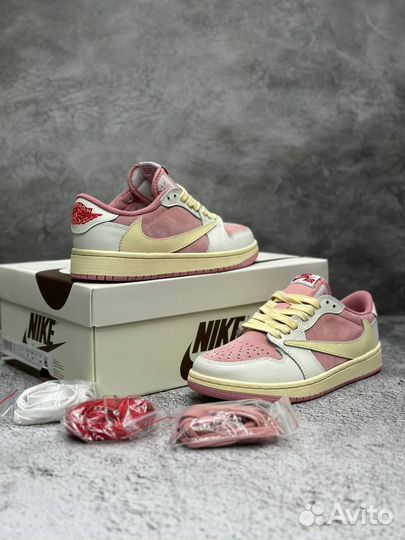 Кроссовки Nike Air Jordan 1 low travis scott