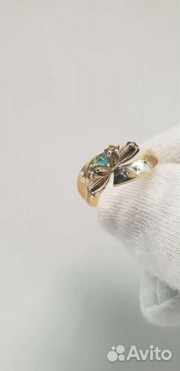 Кольцо с бриллиантом 585, вес 3,98 арт. К000232