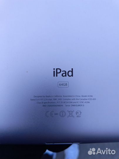 iPad 2 3G. А. 1396