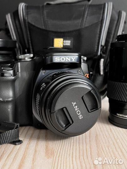 Фотоаппарат sony alpha 100 + объективы