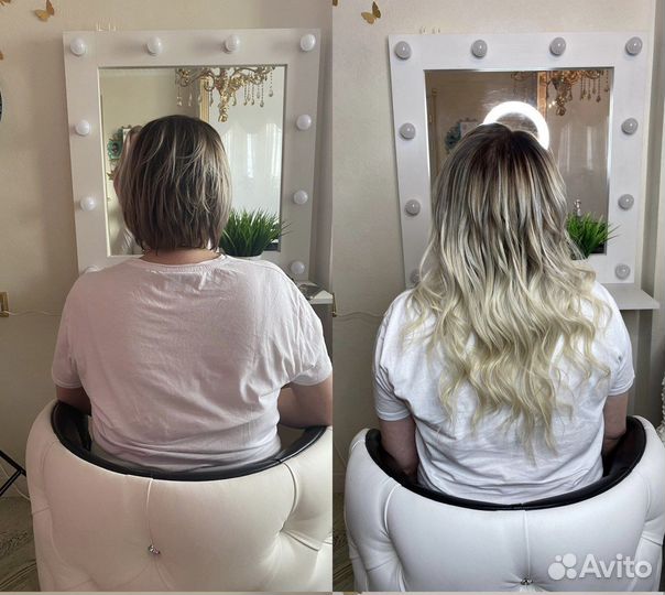 Наращивание волос,коррекция