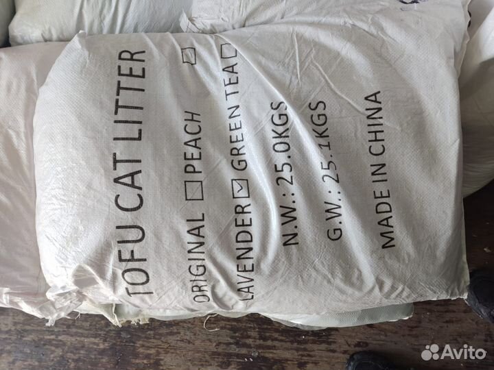 Кошачий наполнитель тофу