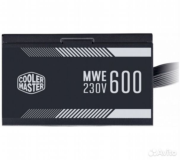 Блок питания Cooler Master MWE White, 600W, ATX, 1