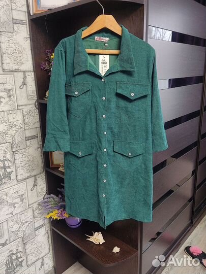 Платье вельветовое