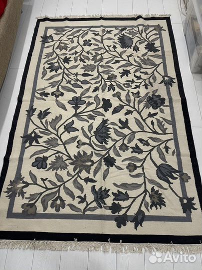 Ковер lkea шерстяной безворсовый ручной работы