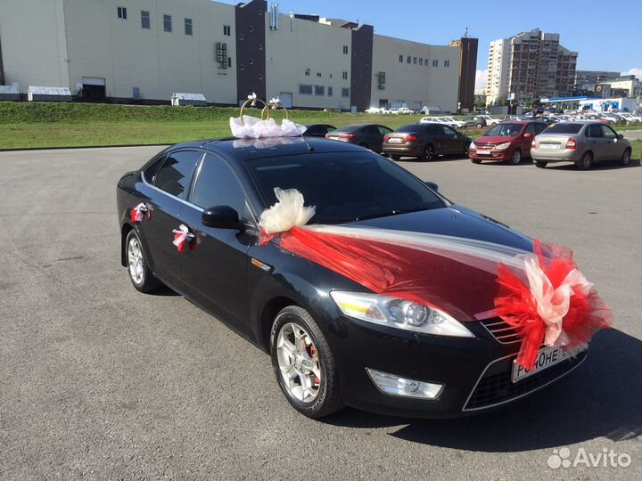 Свадебные украшения на машину