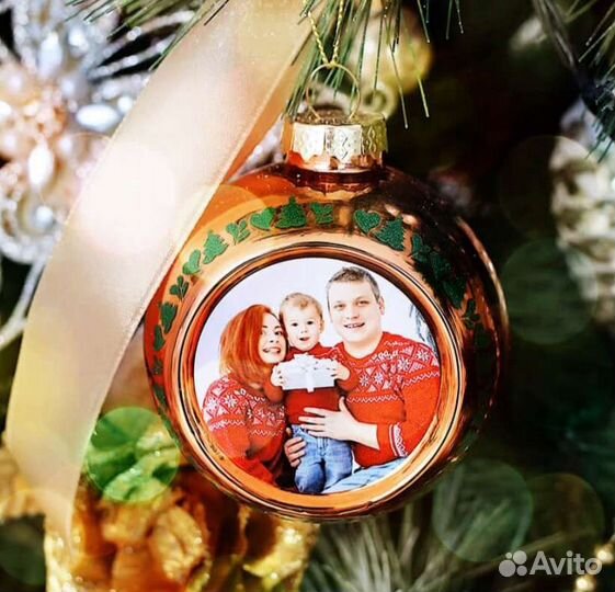 Ёлочный фотошар предзаказ