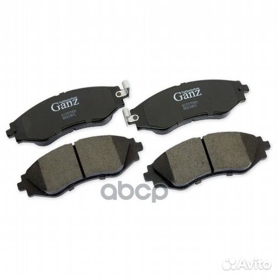 Колодки передние chevrolet Lacetti 03- ganz GIJ