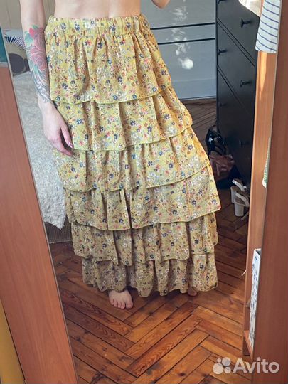 Юбка бохо S-M