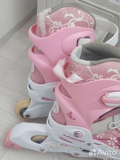 Роликовые коньки детские раздвижные