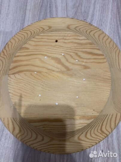 Тарелка декоративная настенная дерево