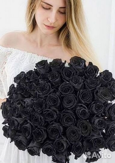 Чёрные розы Доставка цветов Букеты