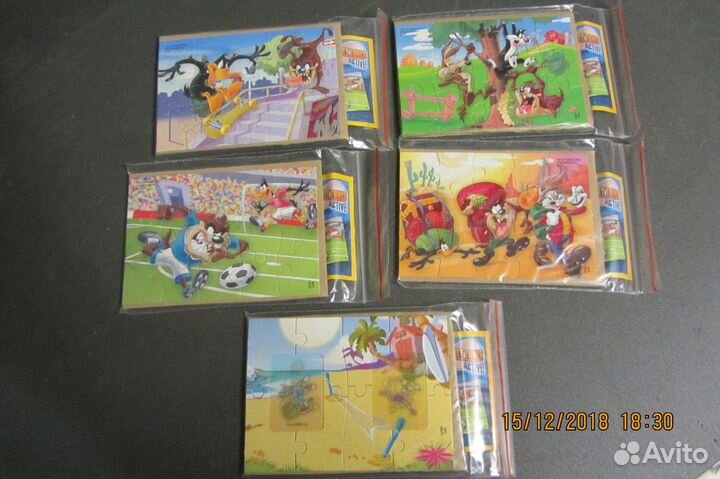 Пазлы из киндер сюрприз