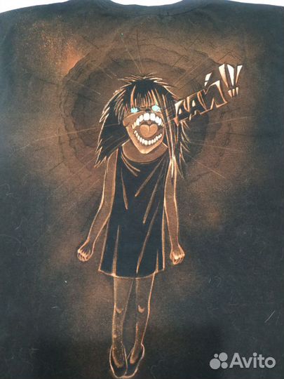 Майка черная кастомизированная