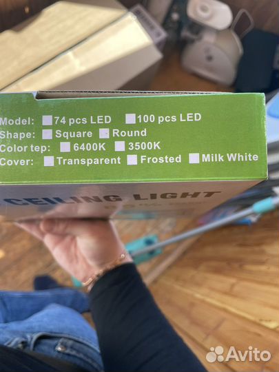 Светильник потолочный светодиодный led