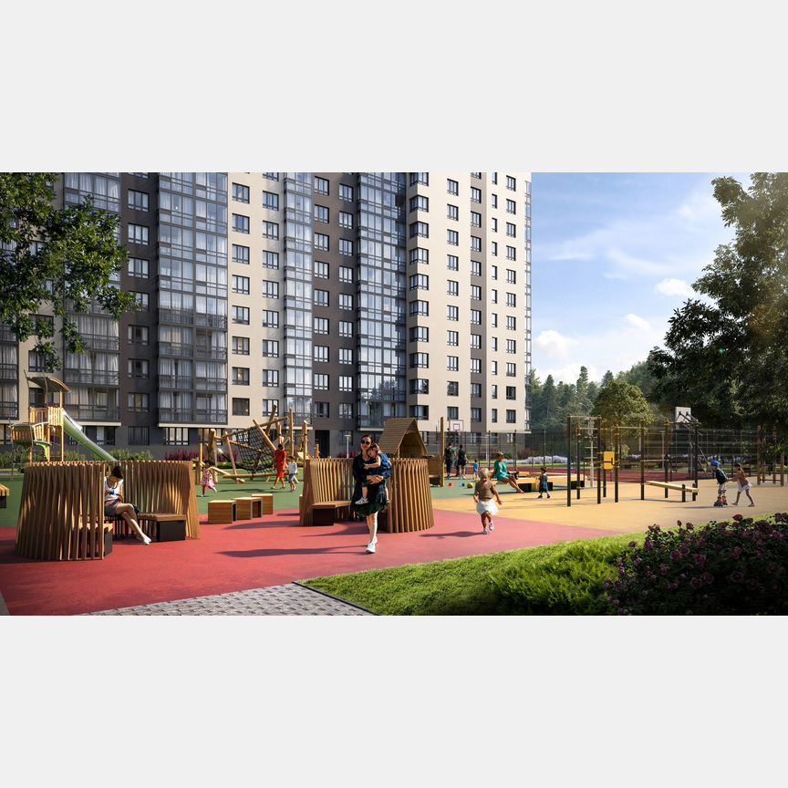 2-к. квартира, 60,6 м², 10/12 эт.