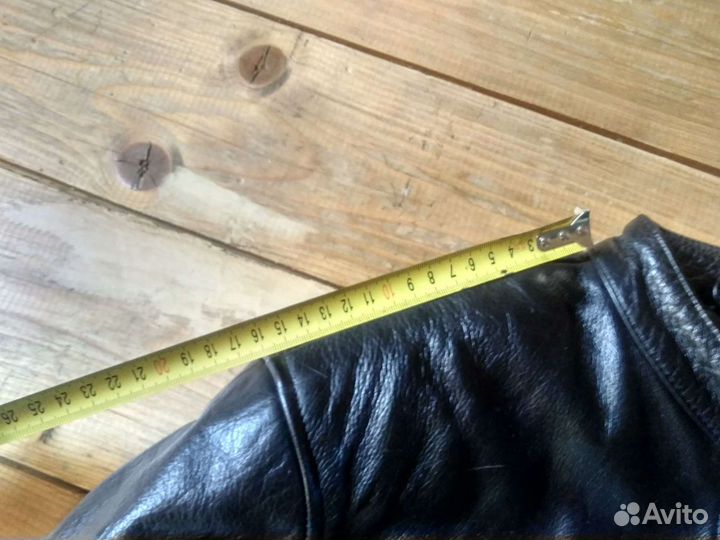 Кожаная куртка мото ретро каферейсер