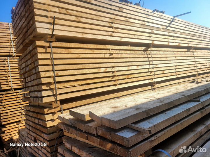 Доска обрезная, строганная