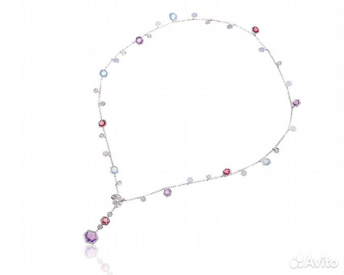 Золотое колье с цветными камнями 10.12ct Piaget