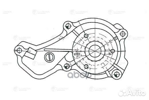 Насос водяной honda civic 06- 1.8I LWP2318 luzar