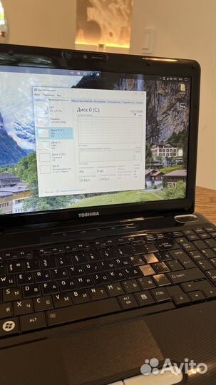 Ноутбук toshiba satellite l500