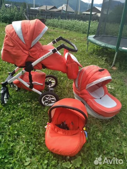 Детская коляска 3в 1