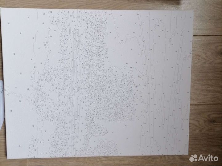 Модульная картина по номерам