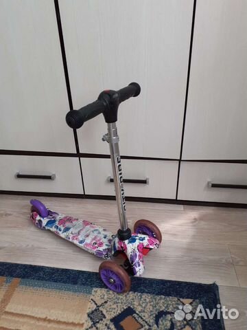 Самокат детский трехколесный бу