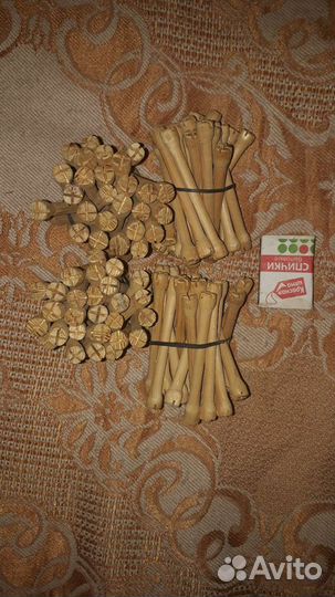 Коклюшки деревянные для химзавивки,новые.100шт