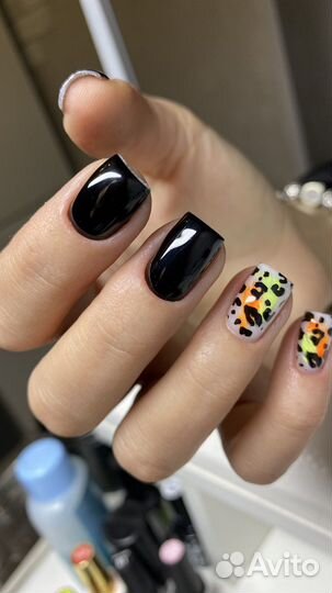 Маникюр,покрытие гель-лак,наращивание ногтей