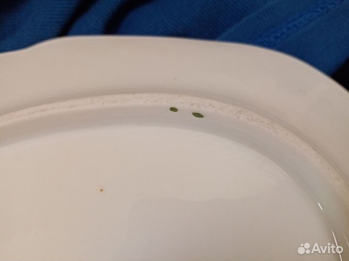 Тарелка Блюдо Корбиевский Сервиз фарфор ифз А ll