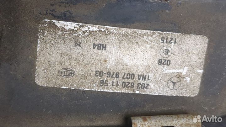 Фонарь противотуманный правый Mercedes CLK W209, 2004