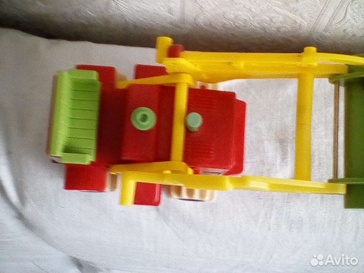 Игрушка экскаватор СССР