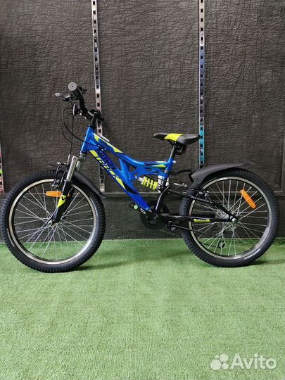 Велосипед детский novatrack 20 shark двухподвес