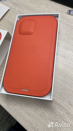 Apple MagSafe кожанный чехол для iPhone 12 Pro Max