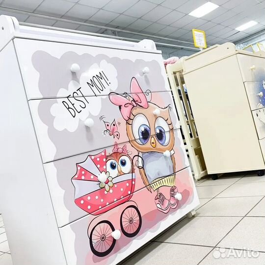 Комод детский с пеленальным столиком